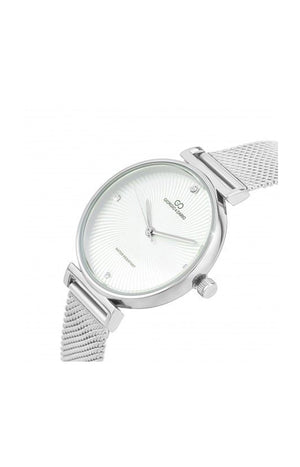 Montre - Laiton argenté & cristaux