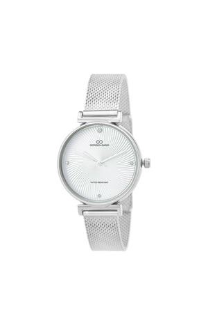 Montre - Laiton argenté & cristaux