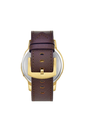 Montre - Laiton & quartz - Marron