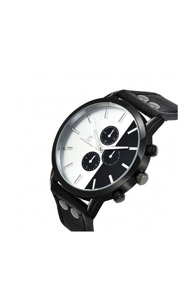 Montre - Acier inoxydable, Laiton & acier - Noir