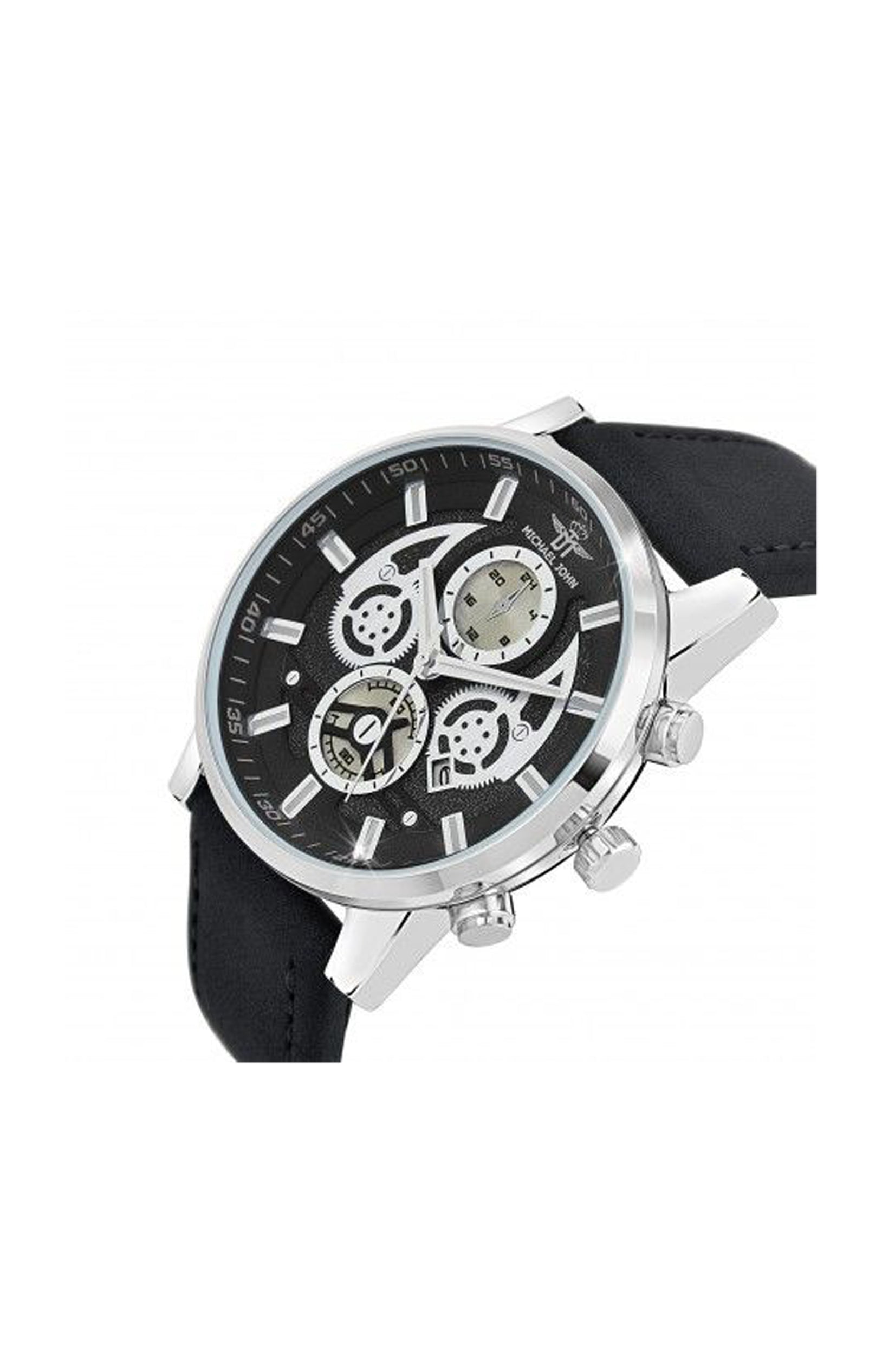 Montre - Laiton & quartz - Noir