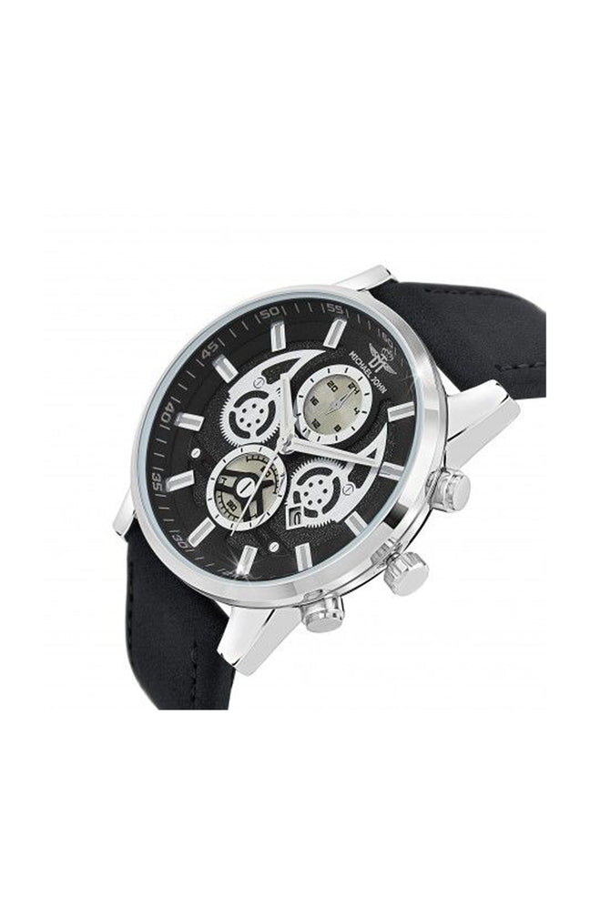 Montre - Laiton & quartz - Noir