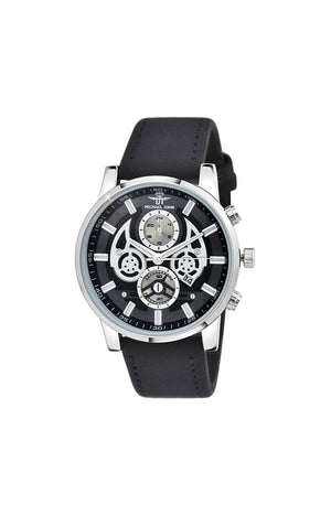 Montre - Laiton & quartz - Noir