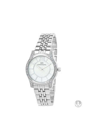 Montre - Laiton & métal - Argenté - 32 mm