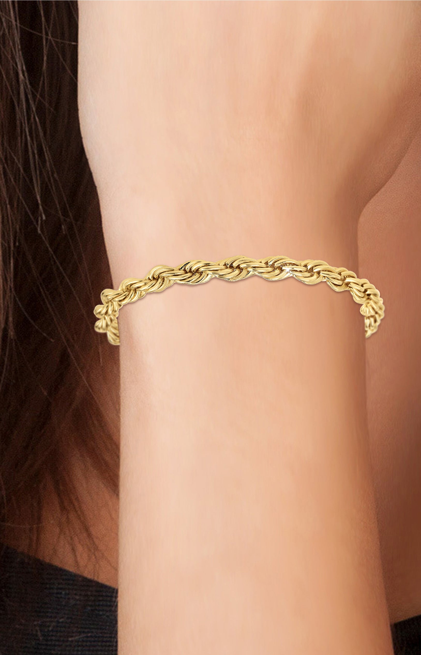 Parure - Collier & bracelet - Alliage - Doré