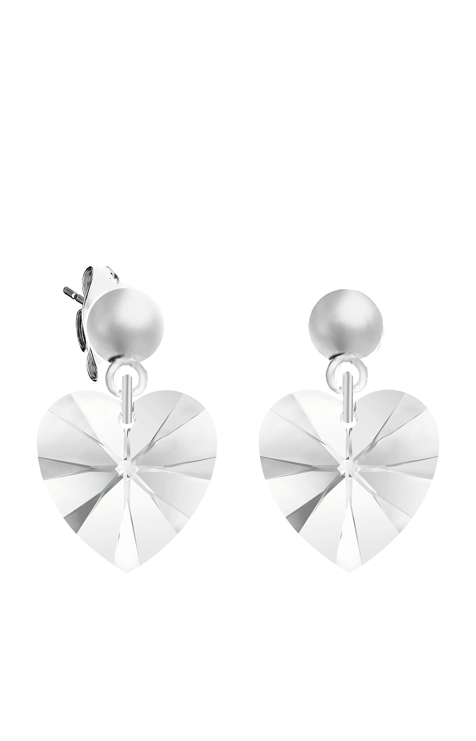 Boucles d'oreilles - Cristaux & acier inoxydable