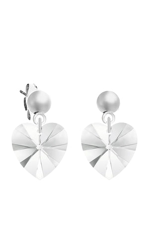 Boucles d'oreilles - Cristaux & acier inoxydable