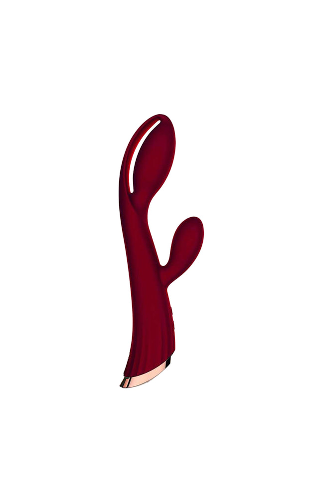 Stimulateur de clitoris & vibromasseur - 9 modes - Rouge bordeau
