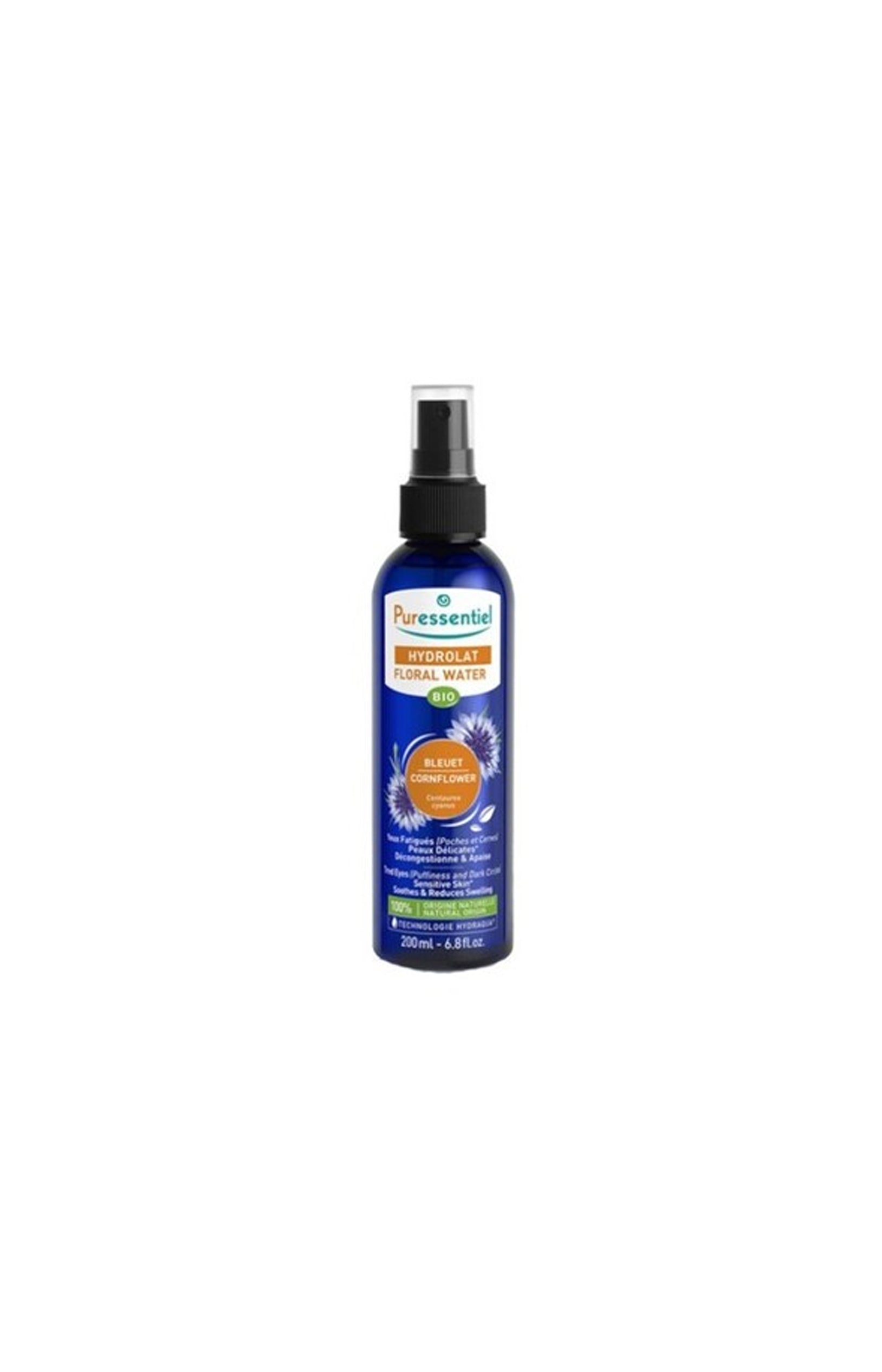 Hydrolat de fleurs de bleuet bio - Yeux - 200 ml