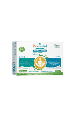 Cure bien-être mental - Gélules Duo Stress+ - 15 jours