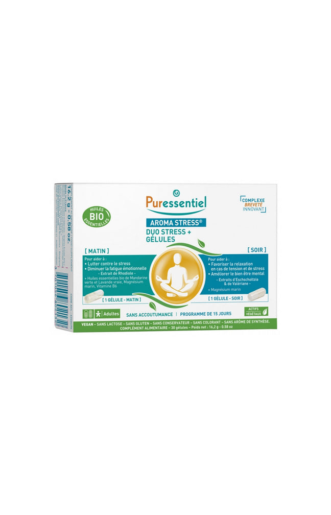 Cure bien-être mental - Gélules Duo Stress+ - 15 jours