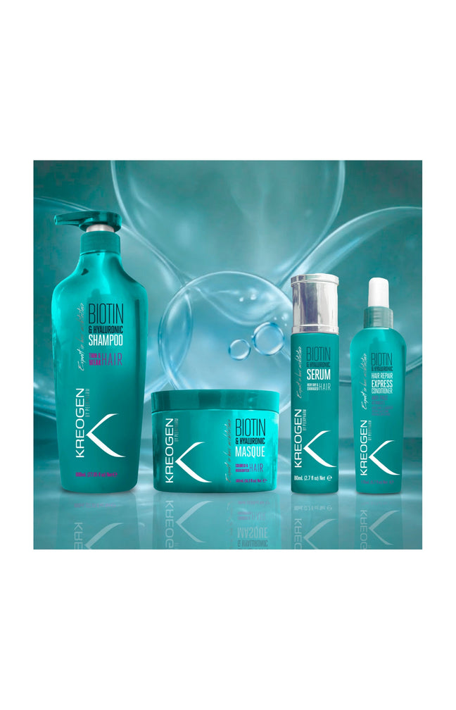 Routine réparatrice - Biotine - Cheveux fins & fragiles - 4 produits