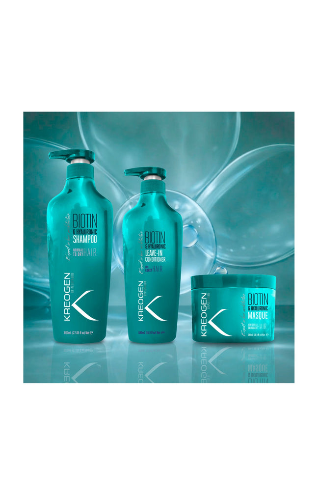 Routine réparatrice - Biotine - Cheveux normaux à secs - 3 produits