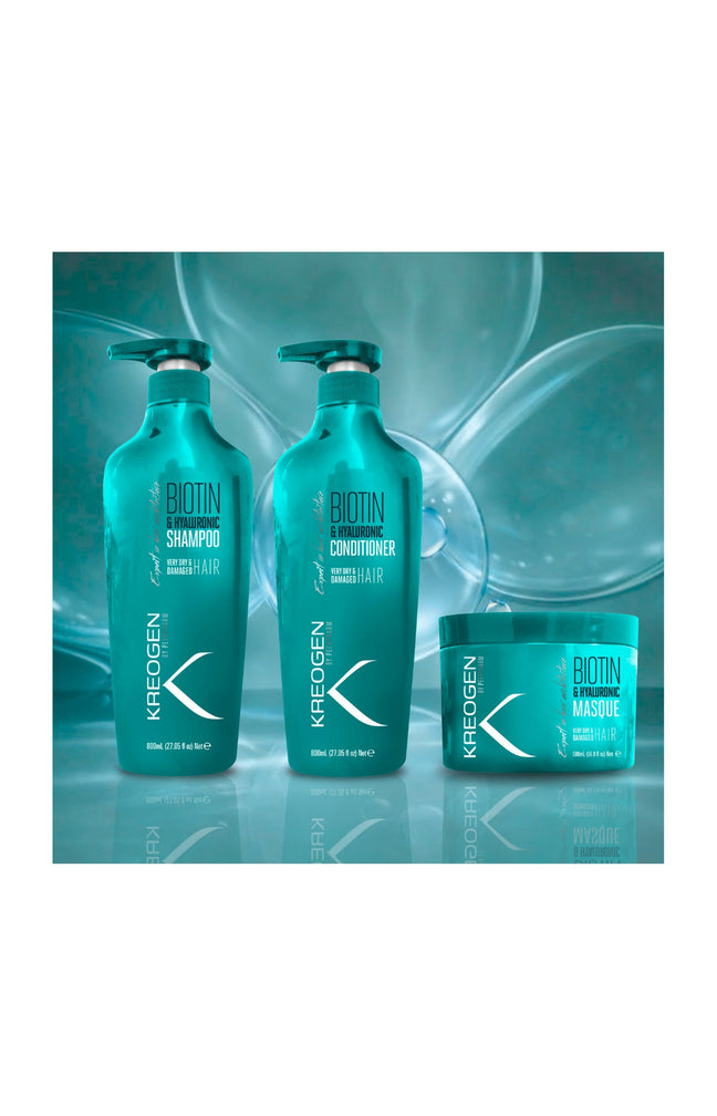 Routine réparatrice - Biotine - Cheveux très secs abîmés - 3 produits