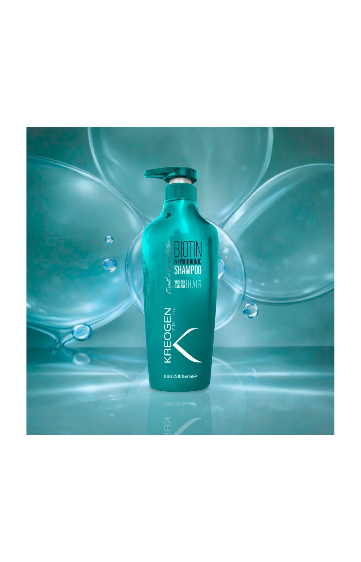 Shampoing réparateur - Biotine - Cheveux très secs et abîmés - 800 ml