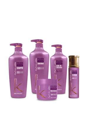Routine capillaire - Acide hyaluronique & Niacinamide B3 - Cheveux bouclés