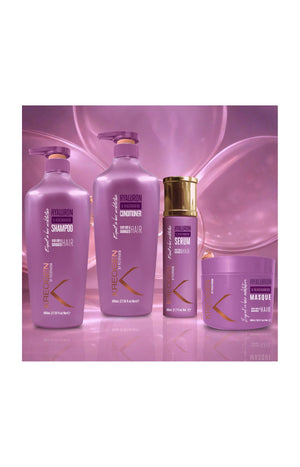 Routine capillaire - Acide hyaluronique & Niacinamide B3 - Cheveux très secs et abîmés
