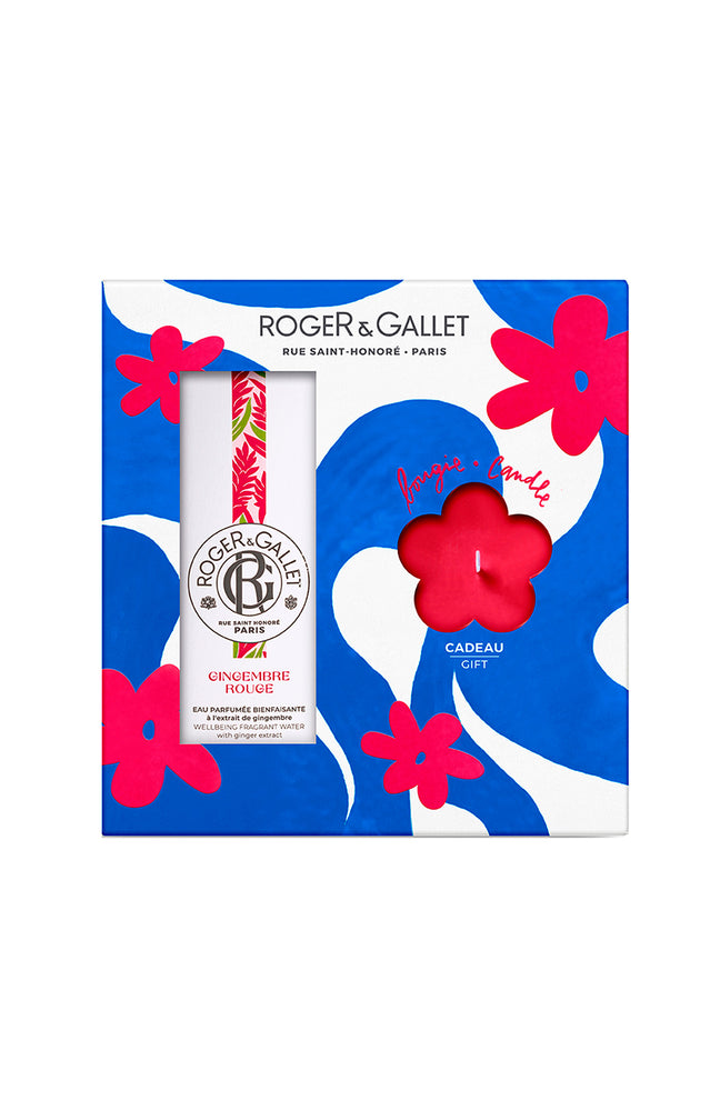 Coffret parfumé - Gingembre Rouge - Eau parfumée & bougie parfumée