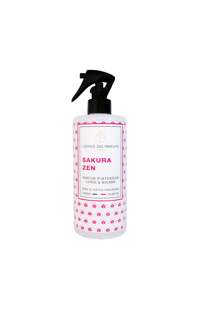 Parfum d'intérieur & de linge - Sakura Zen - Floral - 500 ml
