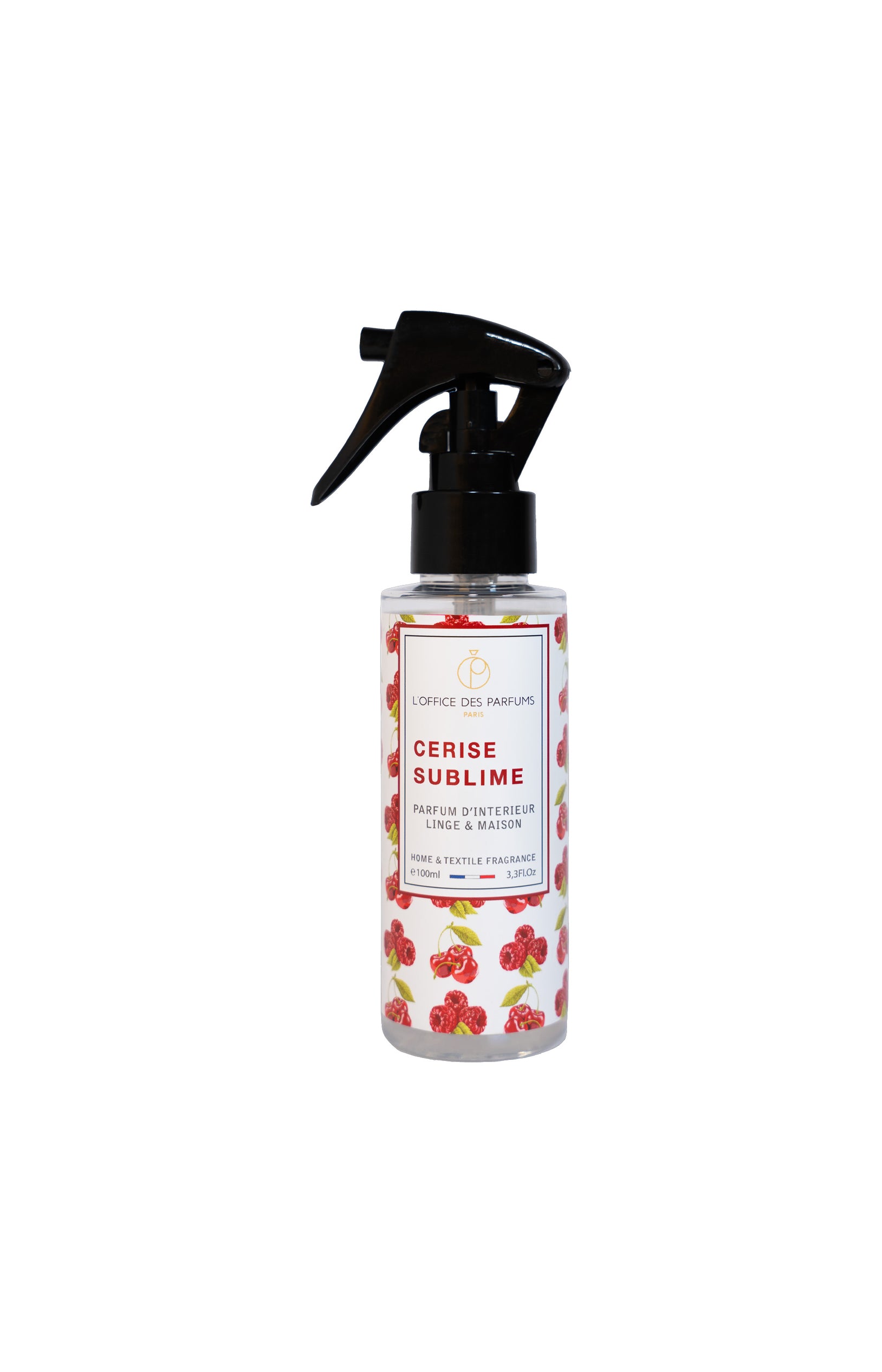 Parfum d'intérieur & de linge - Cerise Sublime - Floral fruité - 100 ml