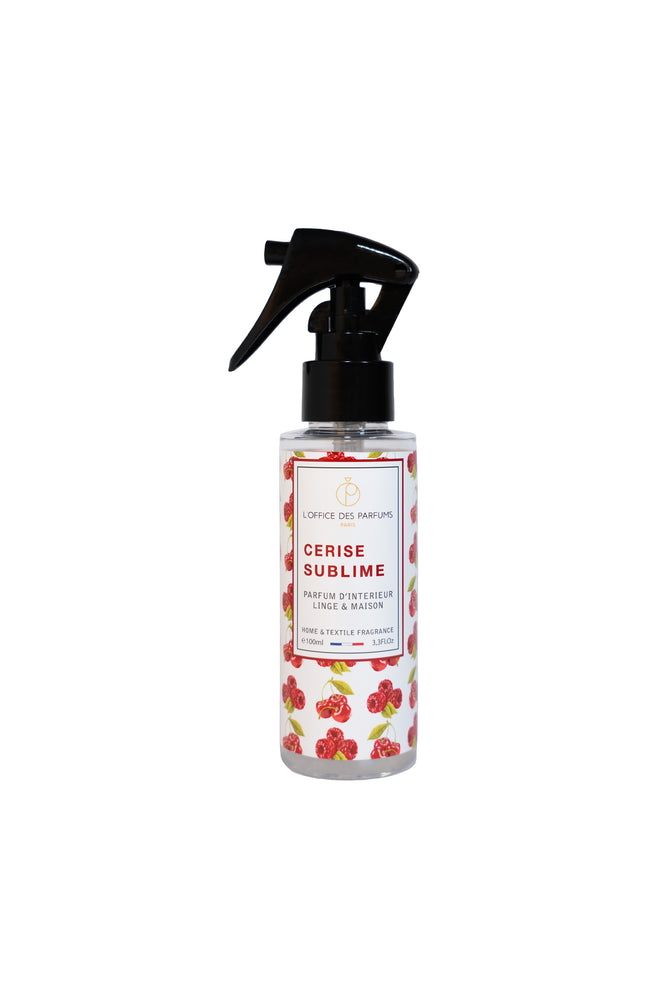 Parfum d'intérieur & de linge - Cerise Sublime - Floral fruité - 100 ml