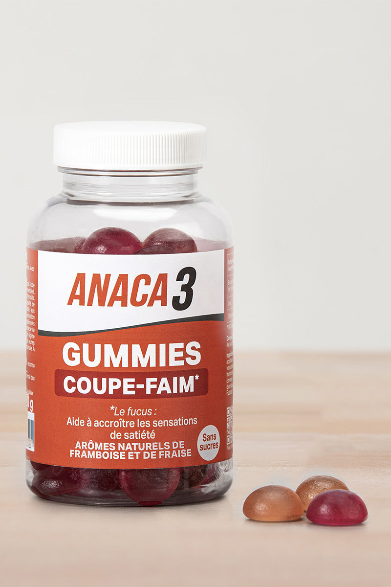 Gummies - Coupe faim - Fraise et framboise - Programme entre 7 & 15 jours