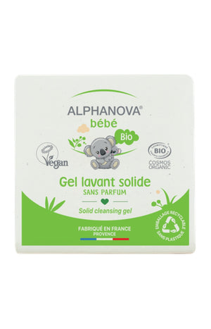 Gel lavant solide bio - Huile d'olive - Bébé - 100 g