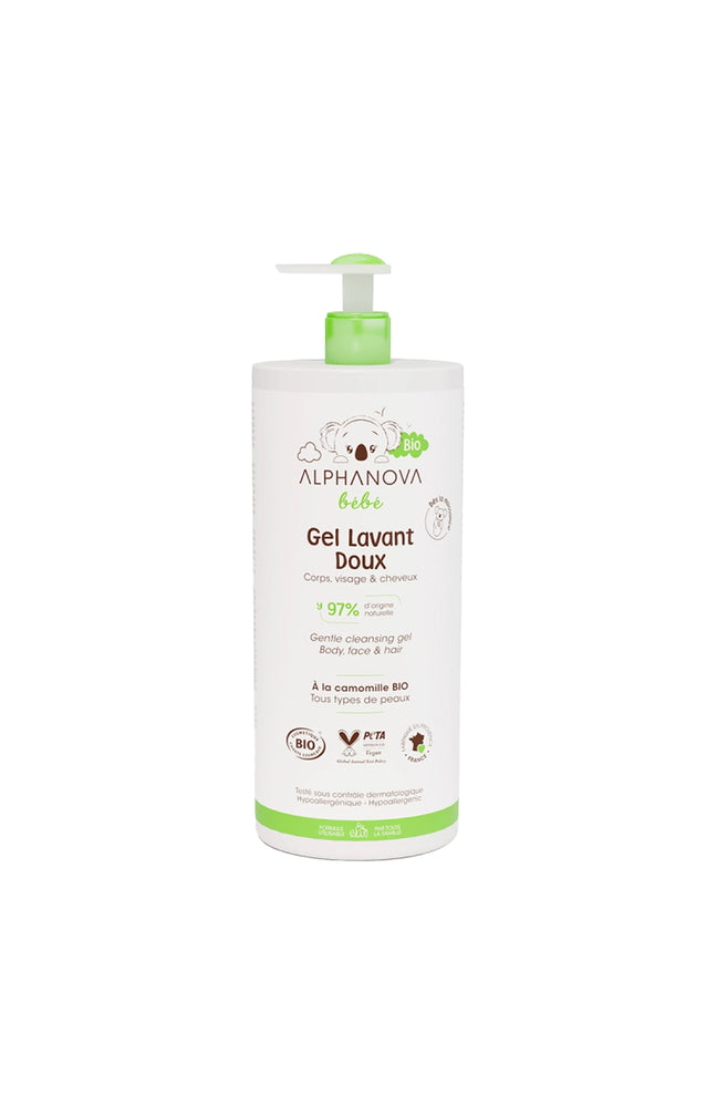 Gel lavant bio - Corps, visage & cheveux - Bébé