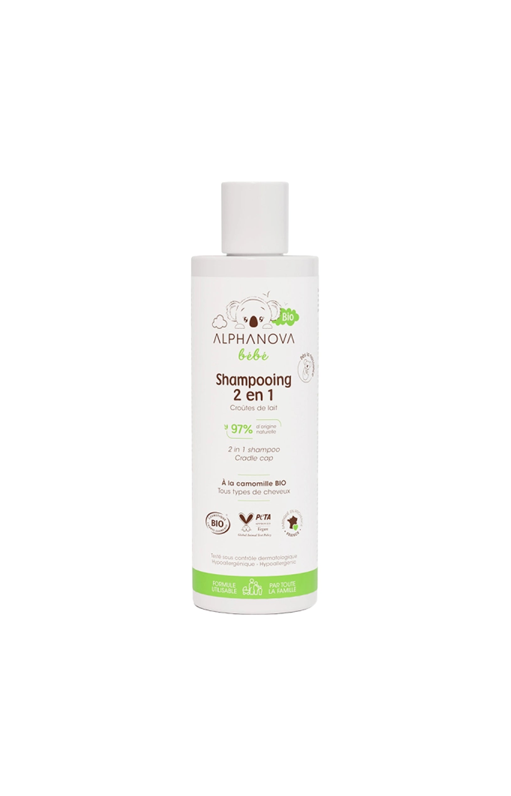 Shampoing 2 en 1 bio