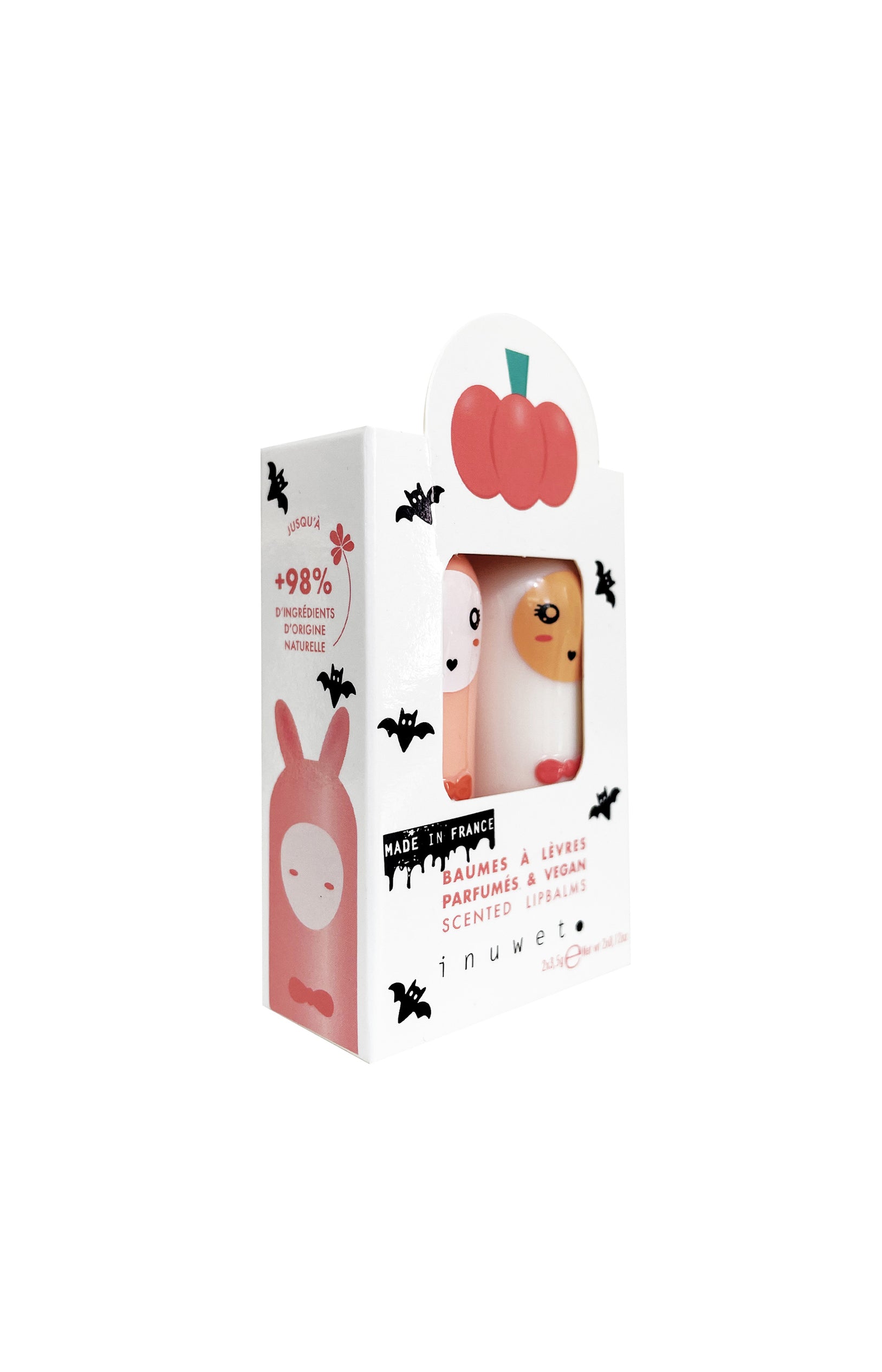 Coffret baumes à lèvres parfumés - Vanille coco & barbe à papa - 2 produits