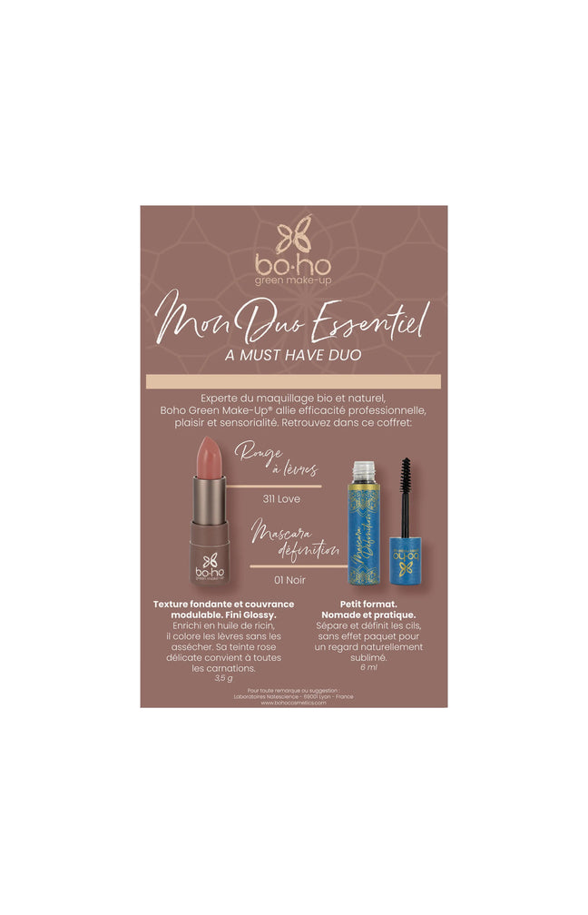 Coffret make-up - Mon duo essentiel - Rouge à lèvre & mascara