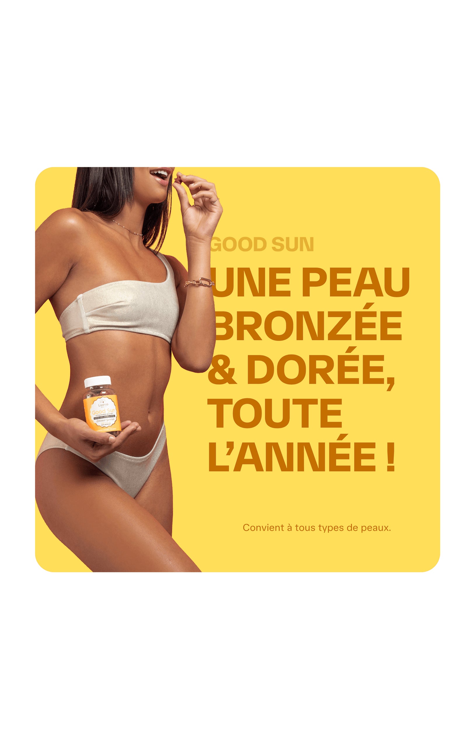 Gummies bronzage - Good Sun - Pêche - 1 mois