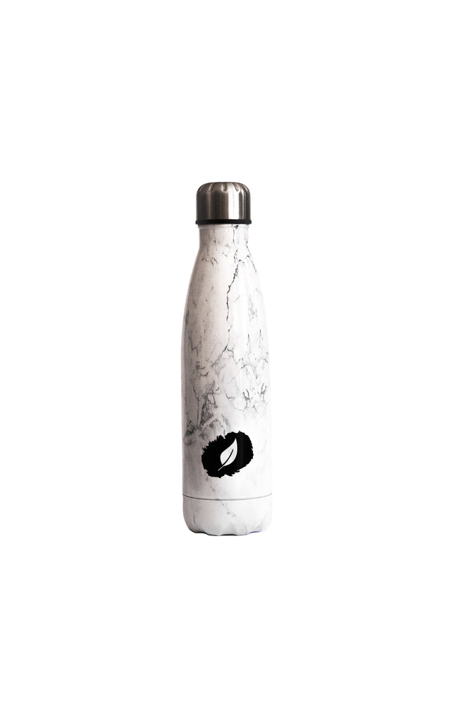 Bouteille isotherme - Marbré blanc