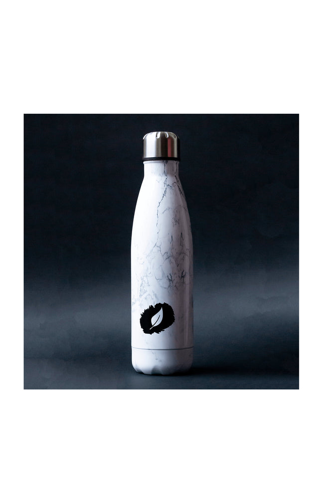 Bouteille isotherme - Marbré blanc