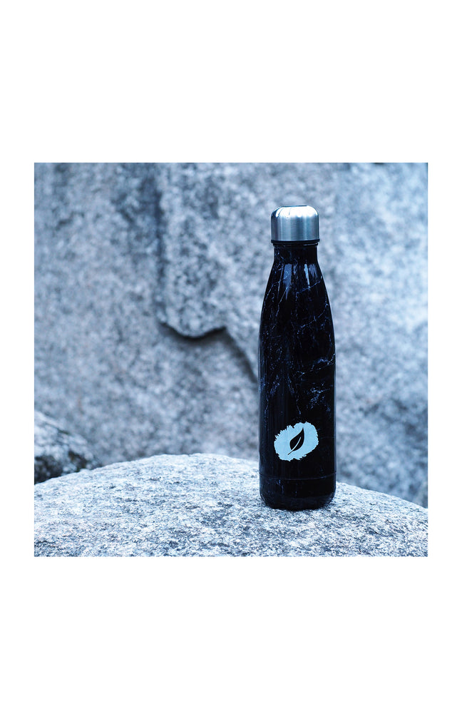 Bouteille isotherme - Marbré noir