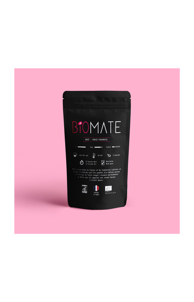 Maté fraise framboise bio - 150 g