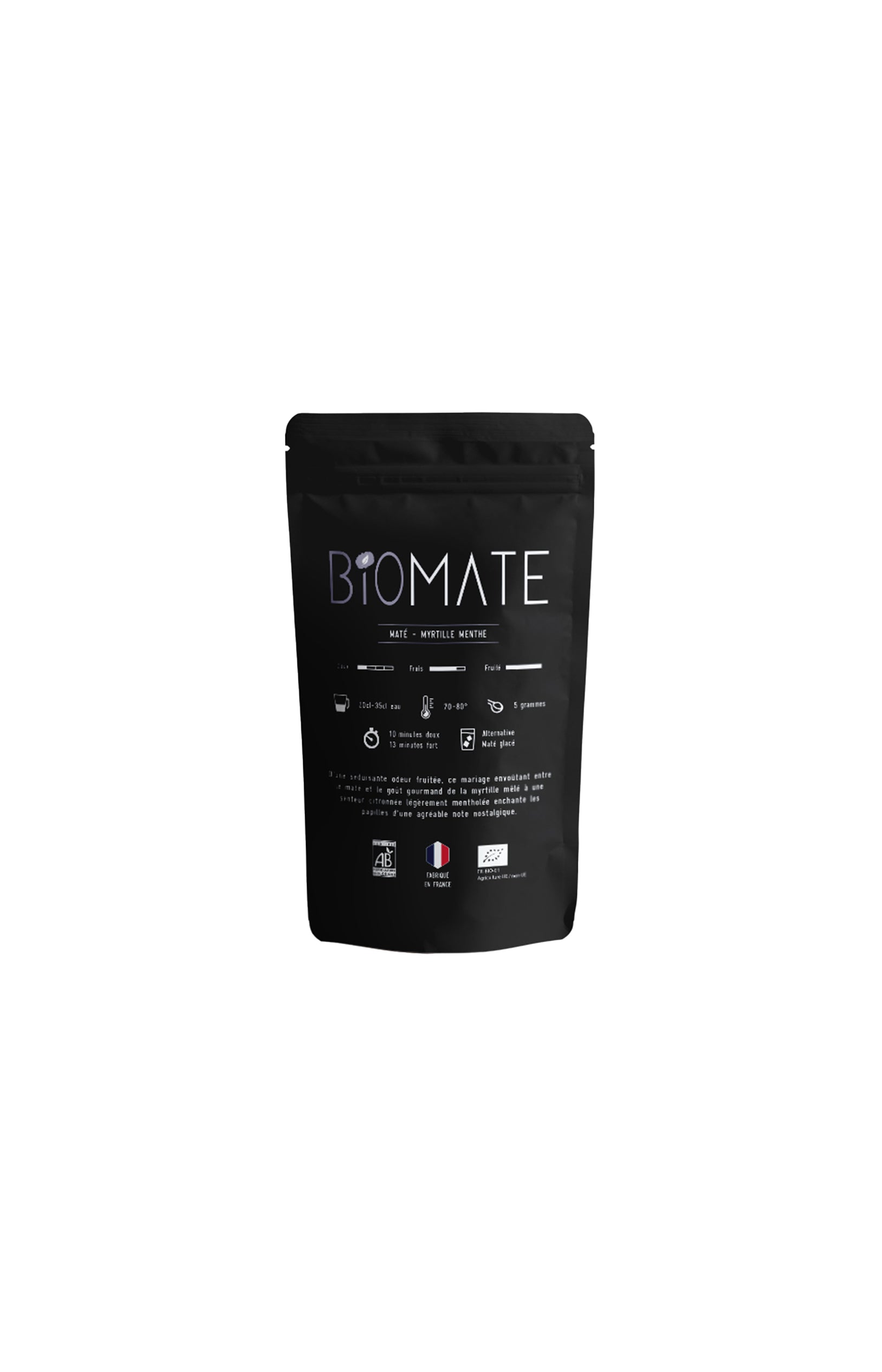 Maté myrtille menthe bio - 150 g