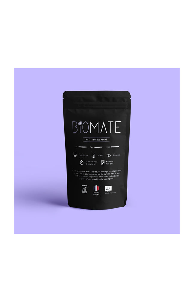 Maté myrtille menthe bio - 150 g