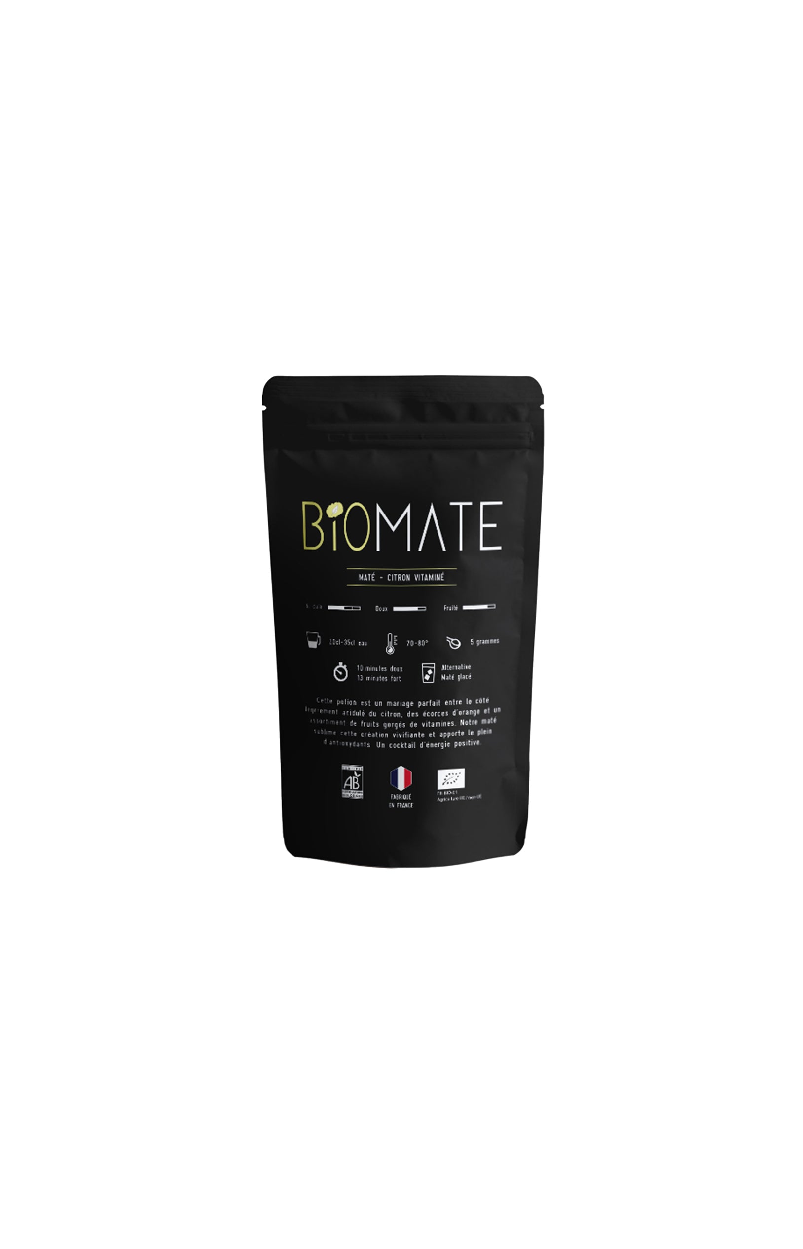Maté citron vitaminé bio - 50 g