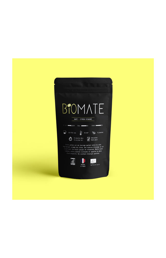 Maté citron vitaminé bio - 50 g