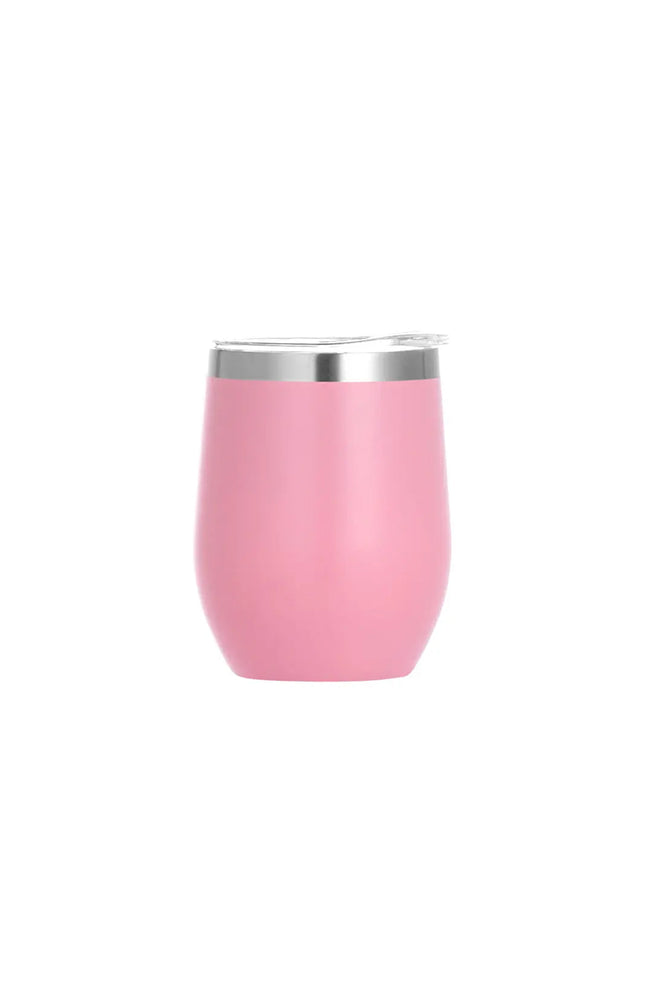 Tasse isotherme avec couvercle - Rose