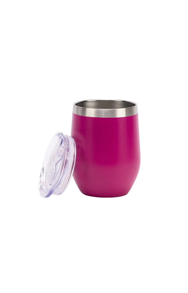 Tasse isotherme avec couvercle - Magenta