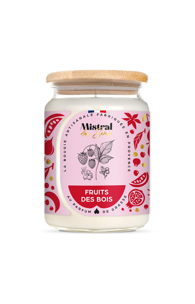 Bougie parfumée - Fruits des bois - 700 ml