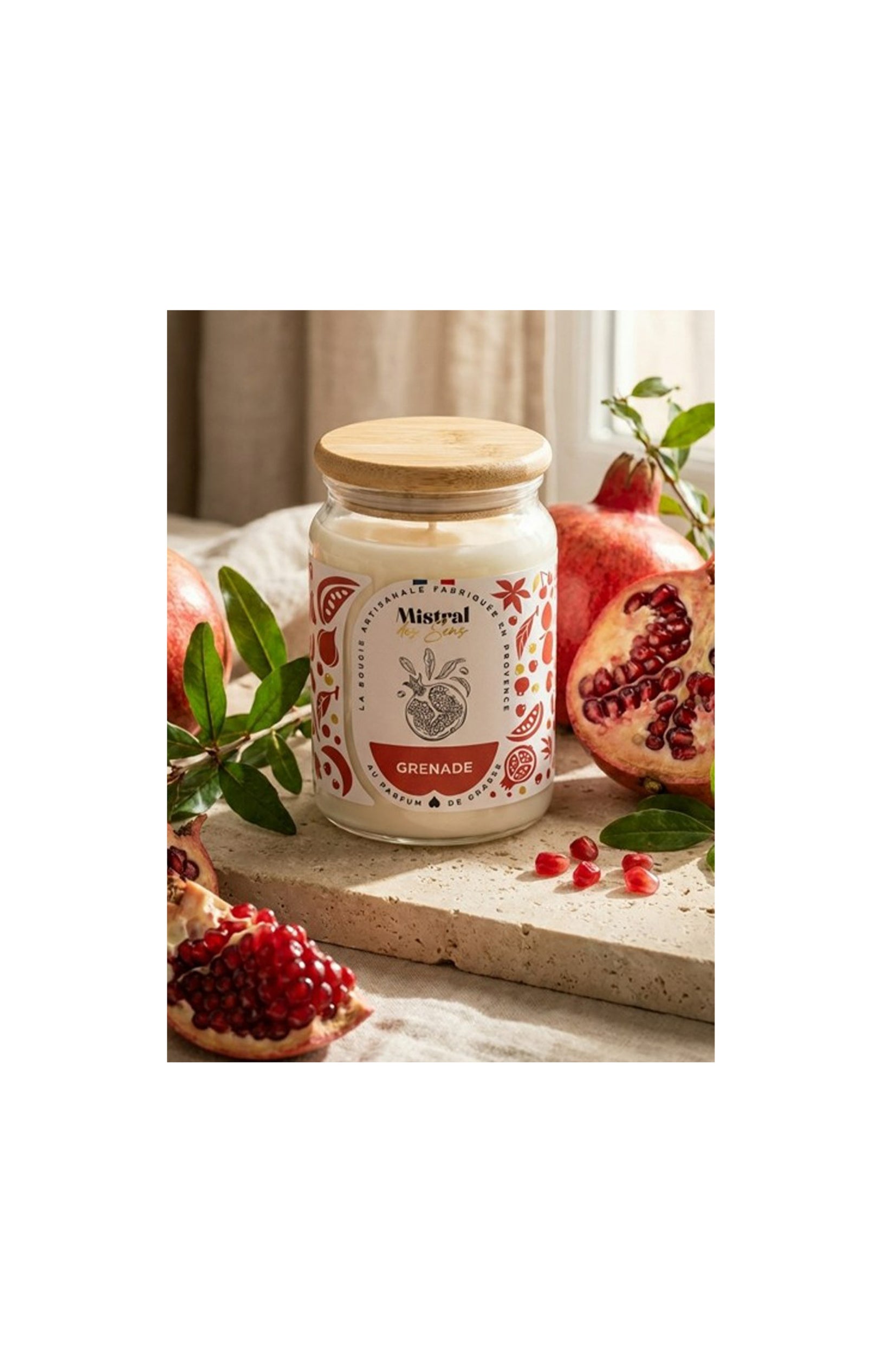 Bougie parfumée - Grenade - 700 ml