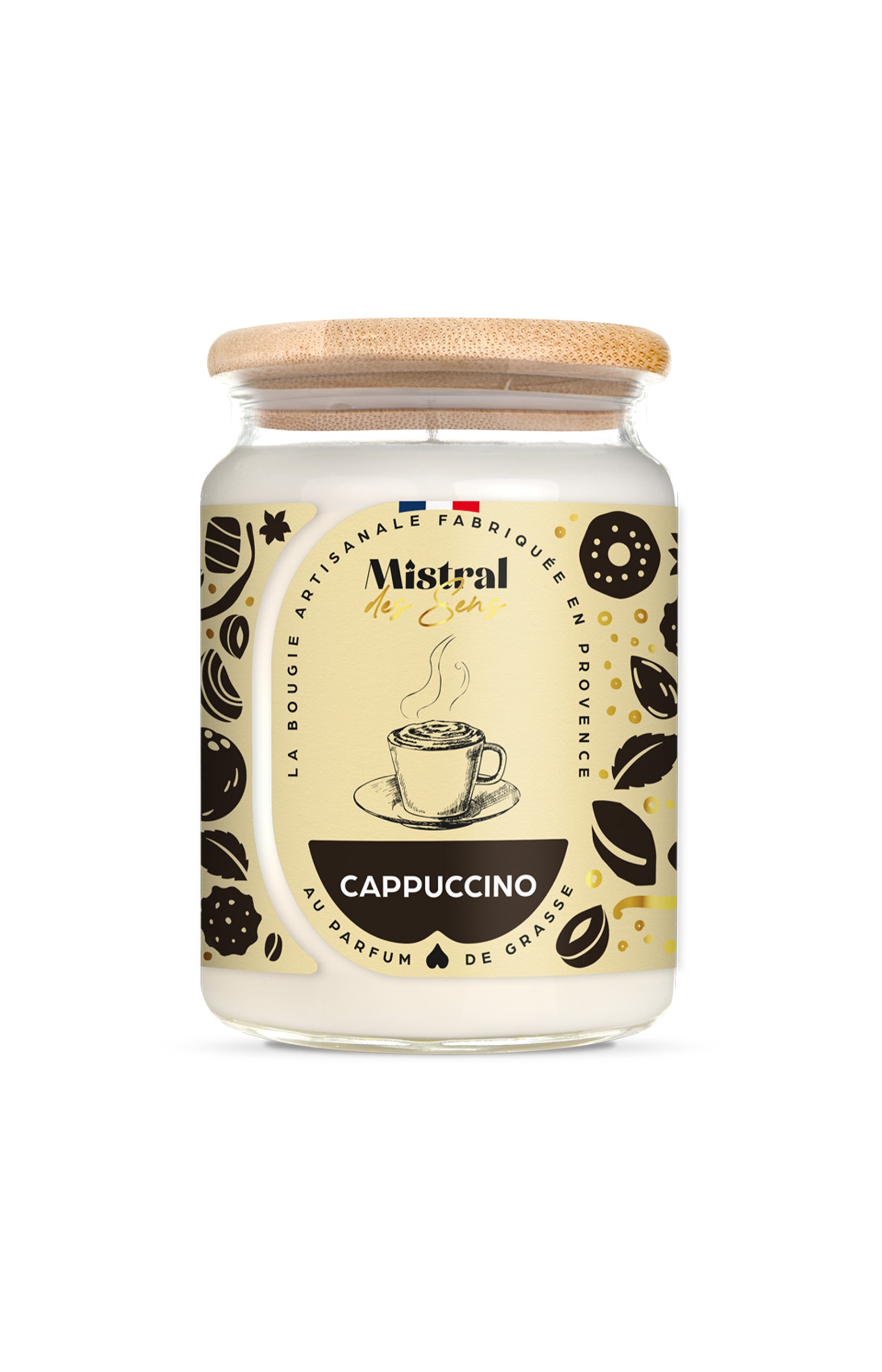 Bougie parfumée - Cappuccino - 700 ml