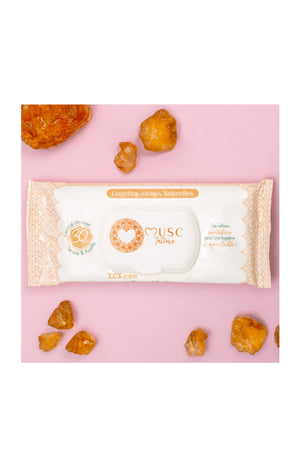 Lingettes intimes - Amber Flower - 30 unités