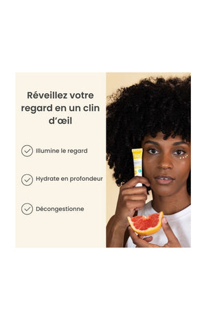 Gel-crème défatiguant - Pamplemousse - Yeux - 15 ml