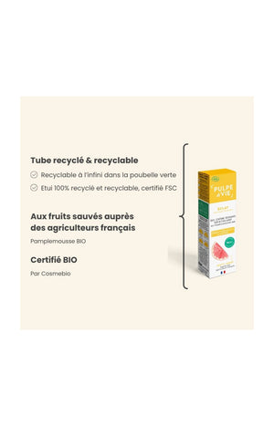 Gel-crème défatiguant - Pamplemousse - Yeux - 15 ml