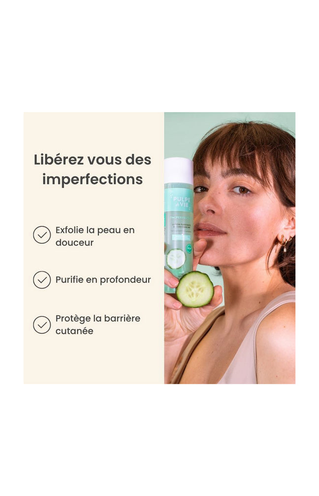 Lotion purifiante bio - Concombre - Peaux mixtes à grasses - 150 ml