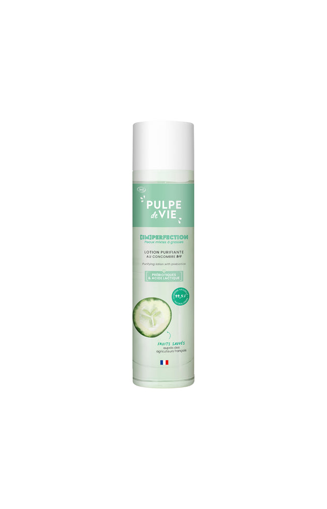 Lotion purifiante bio - Concombre - Peaux mixtes à grasses - 150 ml